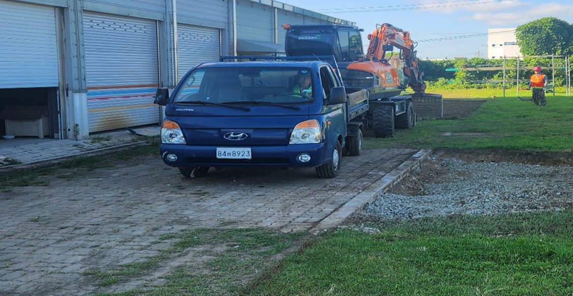 녹지경계석 철거3